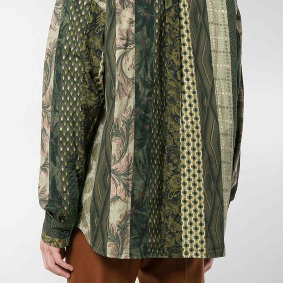 SS18 DRIES VAN NOTEN CAYCE PATCHWORK PRINT SHIRT JACKET M - Picture 16 of 16